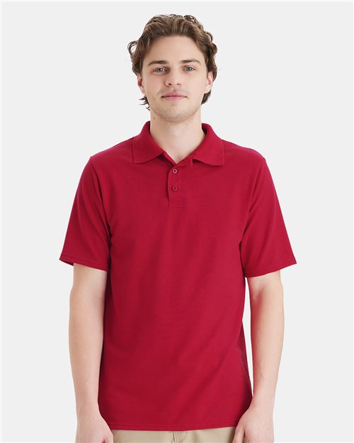 Hanes Men's Piqué Polo 055P