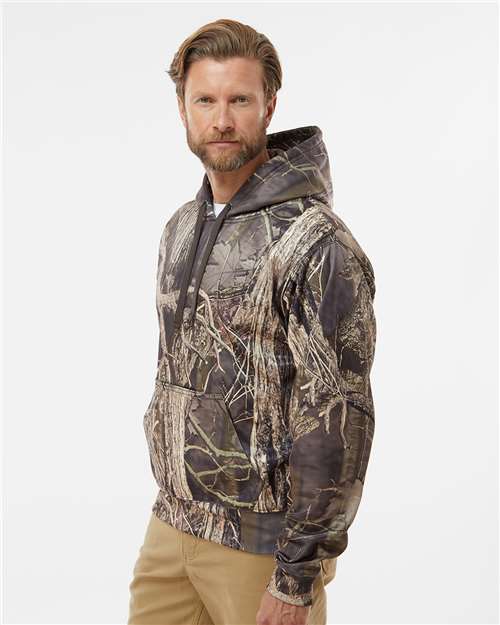 J. America Men's Polyester Tailgate Hooded Sweatshirt 8615