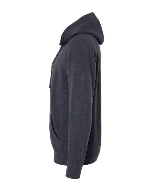 Independent Trading Co. Unisex Special Blend Raglan Full-Zip Hooded Sweatshirt PRM33SBZ