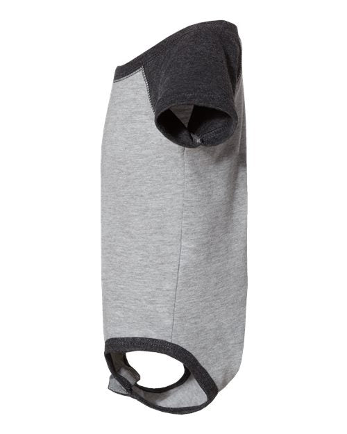 Rabbit Skins Infant Baseball Fine Jersey Bodysuit 4430