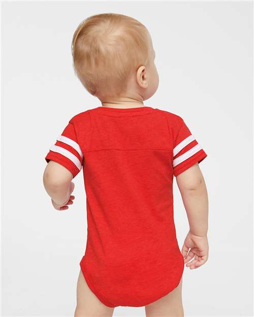 Rabbit Skins Infant Football Fine Jersey Bodysuit 4437