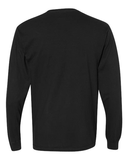 Comfort Colors Unisex Garment-Dyed Heavyweight Long Sleeve Pocket T-Shirt 4410