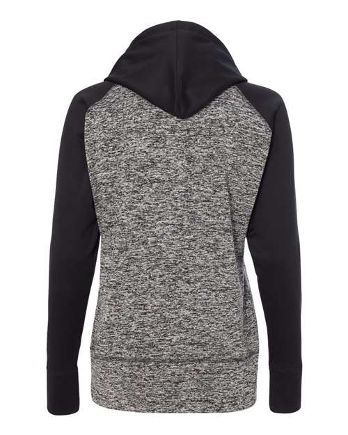 J. America Women’s Colorblocked Cosmic Fleece Hooded Sweatshirt 8618