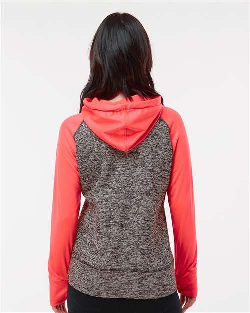 J. America Women’s Colorblocked Cosmic Fleece Hooded Sweatshirt 8618