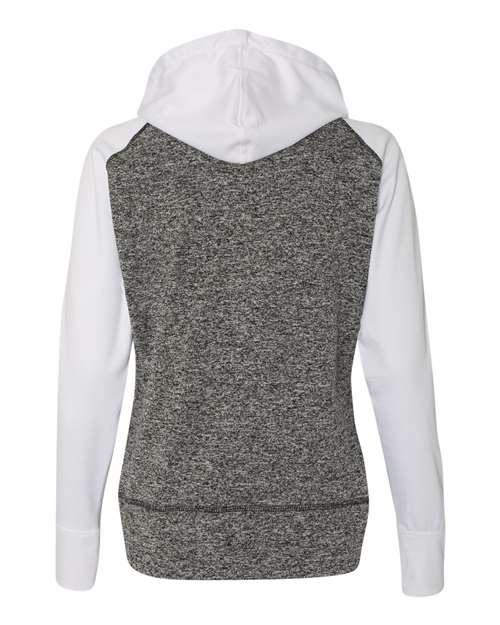 J. America Women’s Colorblocked Cosmic Fleece Hooded Sweatshirt 8618