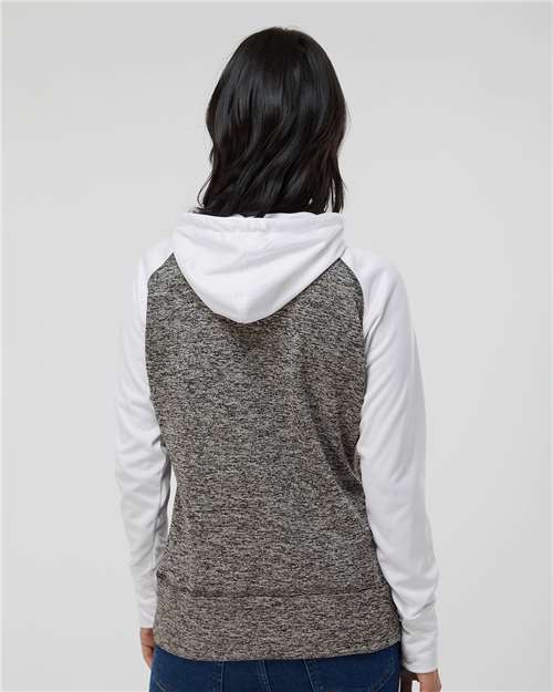 J. America Women’s Colorblocked Cosmic Fleece Hooded Sweatshirt 8618