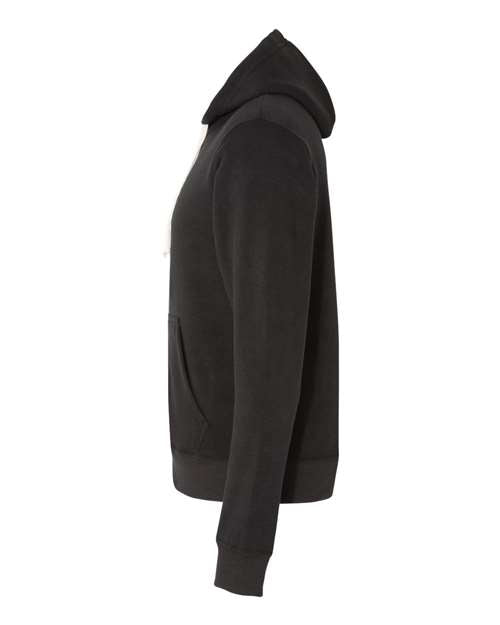 J. America Men's Triblend Full-Zip Hooded Sweatshirt 8872