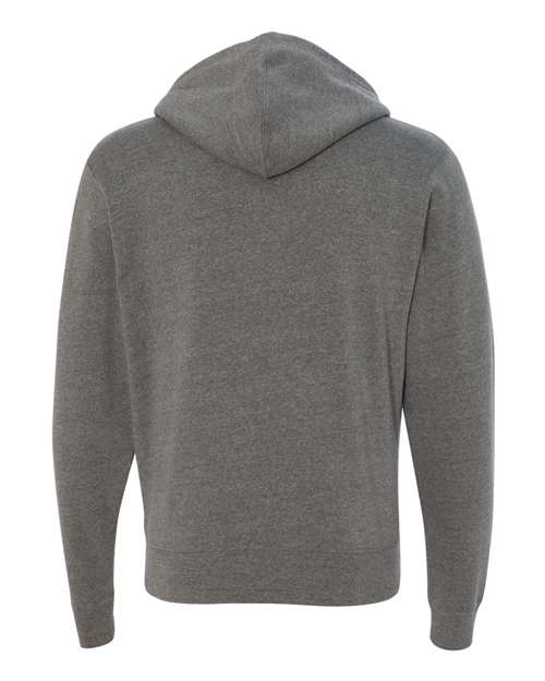 J. America Men's Triblend Full-Zip Hooded Sweatshirt 8872