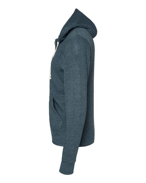 J. America Men's Triblend Full-Zip Hooded Sweatshirt 8872