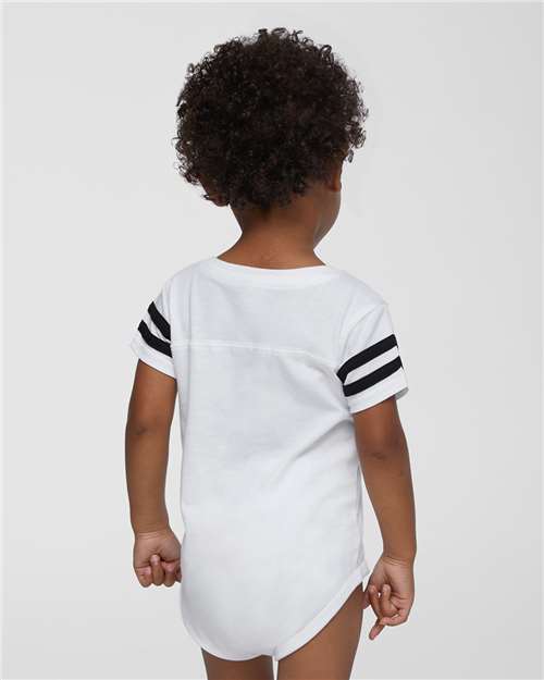 Rabbit Skins Infant Football Fine Jersey Bodysuit 4437