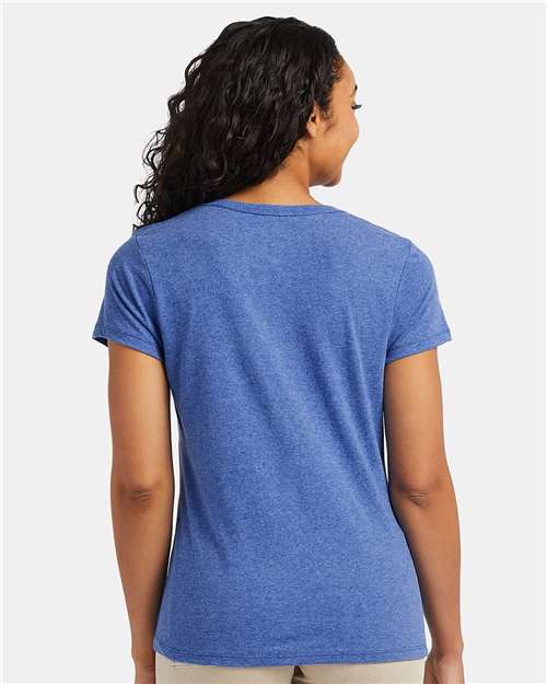 Hanes Women's Perfect-T Triblend V-Neck T-Shirt 42VT
