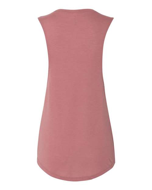 BELLA + CANVAS Women's Flowy Scoop Muscle Tank 8803