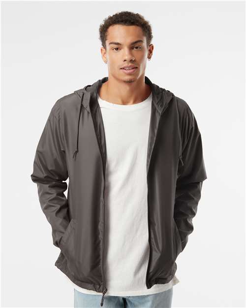 Independent Trading Co. Men's Lightweight Windbreaker Full-Zip Jacket EXP54LWZ