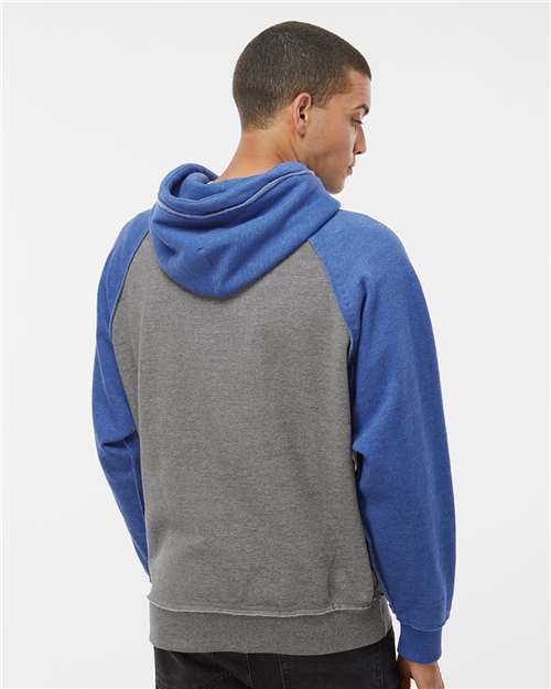 J. America Men's Vintage Heather Hooded Sweatshirt 8885