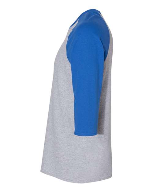 Gildan Unisex Heavy Cotton™ Raglan Three-Quarter Sleeve T-Shirt 5700
