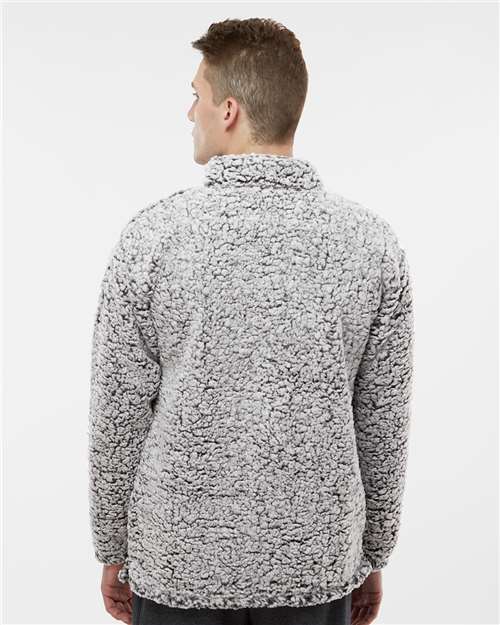 J. America Men's Sherpa Quarter-Zip Pullover 8454