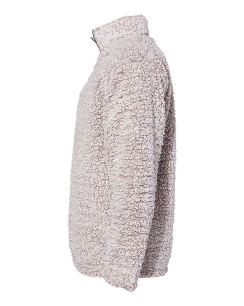 J. America Men's Sherpa Quarter-Zip Pullover 8454