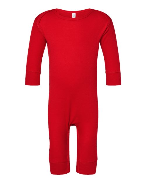 Rabbit Skins Infant Long Legged Baby Rib Bodysuit 4412