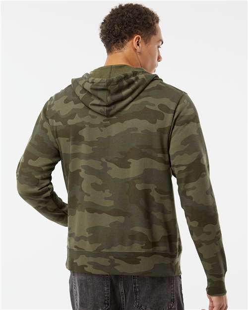 Independent Trading Co. Unisex Lightweight Full-Zip Hooded Sweatshirt AFX90UNZ