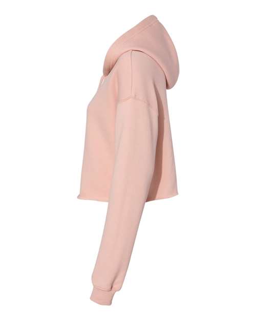 BELLA + CANVAS Women's Crop Fleece Hoodie Sweatshirt 7502