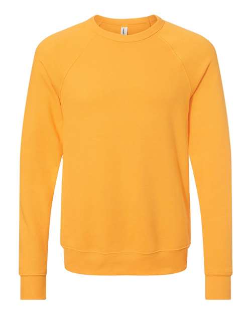 BELLA + CANVAS Unisex Sponge Fleece Raglan Crewneck Sweatshirt 3901