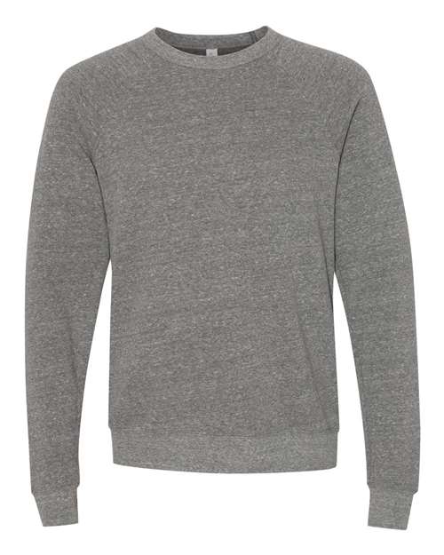 BELLA + CANVAS Unisex Sponge Fleece Raglan Crewneck Sweatshirt 3901