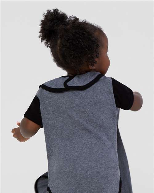 Rabbit Skins Infant Contrast Trim Premium Jersey Bib 1004
