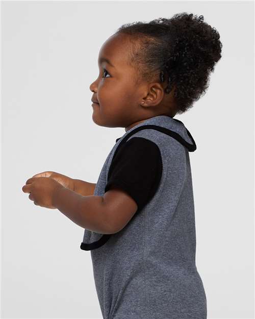 Rabbit Skins Infant Contrast Trim Premium Jersey Bib 1004