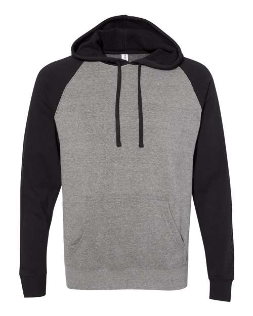 Independent Trading Co. Unisex Special Blend Raglan Hooded Sweatshirt PRM33SBP