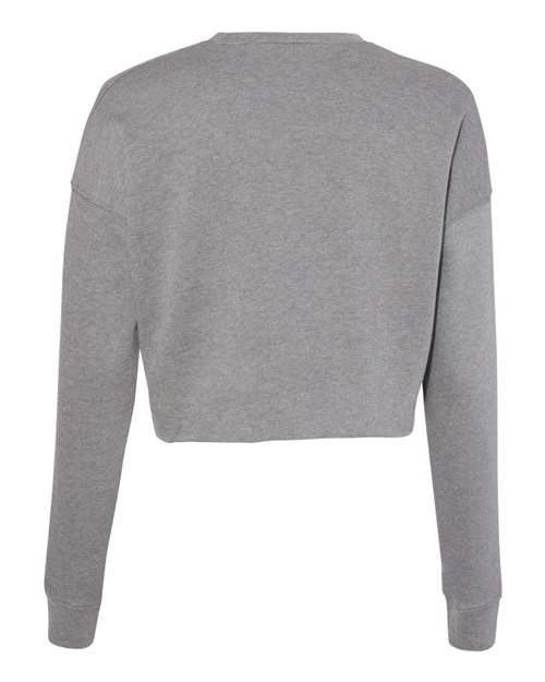 BELLA + CANVAS Women's Crop Fleece Crewneck Sweatshirt 7503