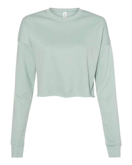 BELLA + CANVAS Women's Crop Fleece Crewneck Sweatshirt 7503
