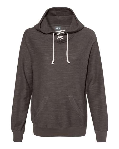 J. America Women’s French Terry Sport Lace Scuba Hooded Sweatshirt 8694