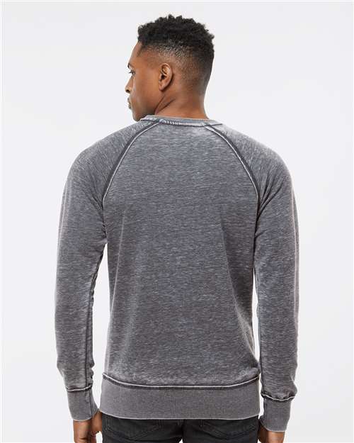 J. America Men's Vintage Zen Fleece Crewneck Sweatshirt 8920