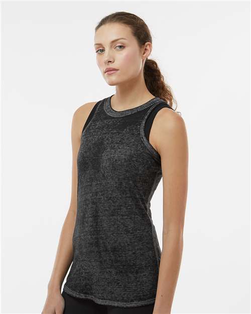 J. America Women’s Zen Jersey Tank Top 8117