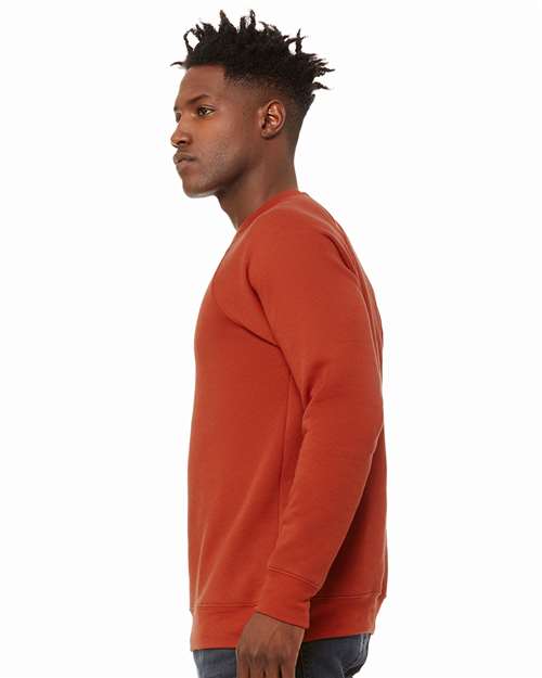 BELLA + CANVAS Unisex Sponge Fleece Raglan Crewneck Sweatshirt 3901