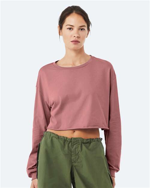 BELLA + CANVAS Women's FWD Fashion Crop Long Sleeve Tee 6501