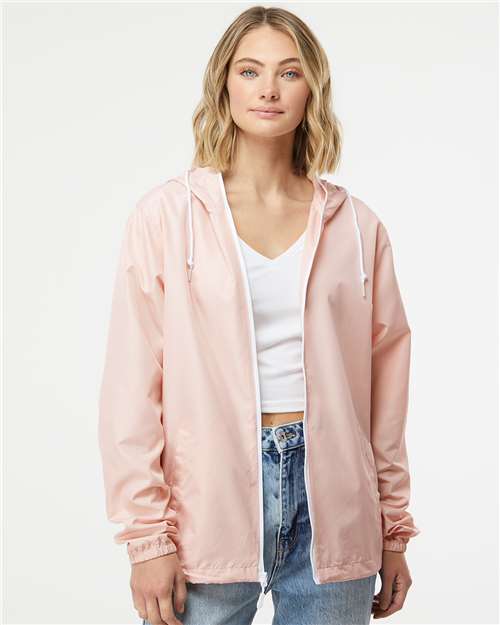 Independent Trading Co. Men's Lightweight Windbreaker Full-Zip Jacket EXP54LWZ