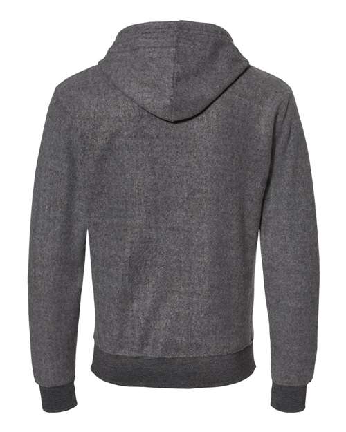 J. America Men's Flip Side Fleece Hooded Sweatshirt 8709