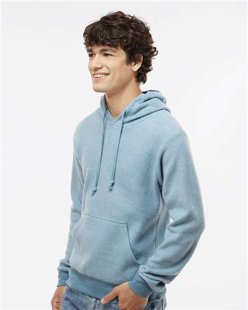 J. America Men's Flip Side Fleece Hooded Sweatshirt 8709