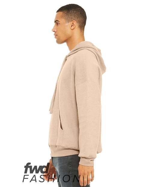 BELLA + CANVAS Unisex FWD Fashion Sueded Fleece Hoodie Sweatshirt 3329