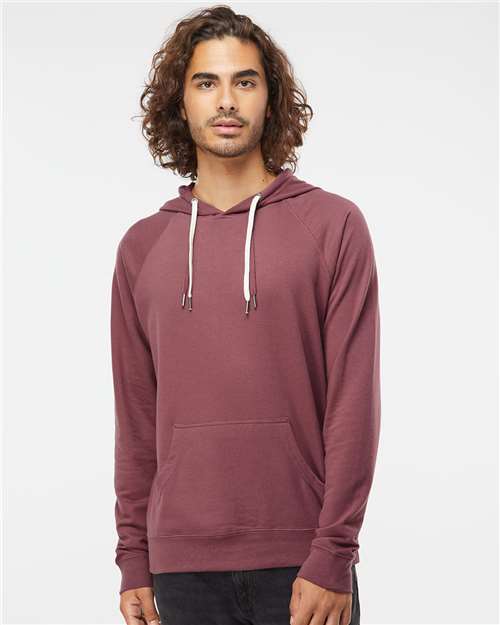 Independent Trading Co. Unisex Icon Lightweight Loopback Terry Hooded Sweatshirt SS1000