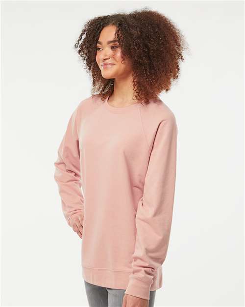 Independent Trading Co. Unisex Icon Lightweight Loopback Terry Crewneck Sweatshirt SS1000C