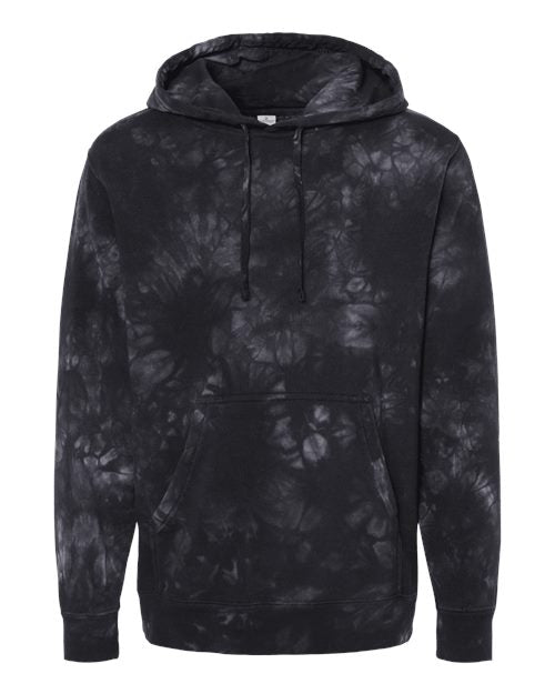 Independent Trading Co. Unisex Midweight Tie-Dyed Hooded Sweatshirt PRM4500TD