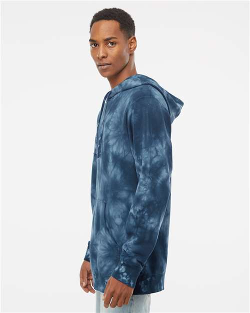Independent Trading Co. Unisex Midweight Tie-Dyed Hooded Sweatshirt PRM4500TD