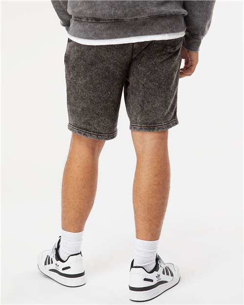 Independent Trading Co. Unisex Mineral Wash Fleece Shorts PRM50STMW