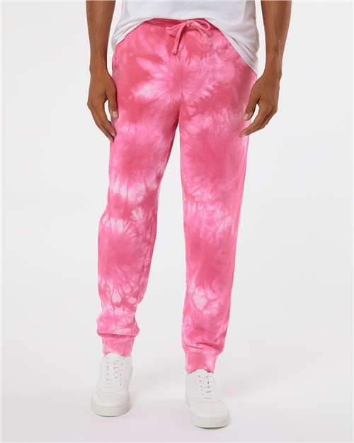 Independent Trading Co. Unisex Tie-Dyed Fleece Sweatpants PRM50PTTD