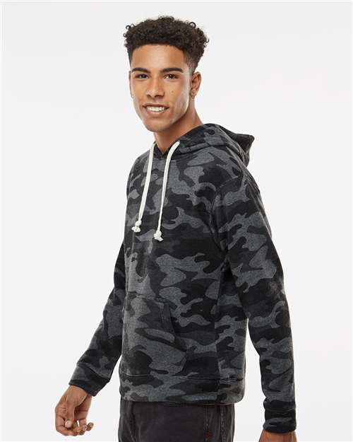 J. America Men's Triblend Fleece Hooded Sweatshirt 8871
