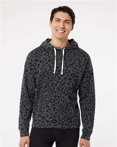 J. America Men's Triblend Fleece Hooded Sweatshirt 8871