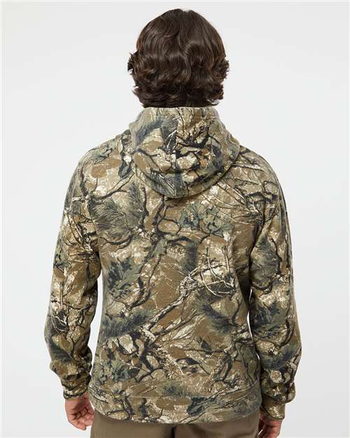 J. America Men's Gaiter Fleece Hooded Sweatshirt 8879