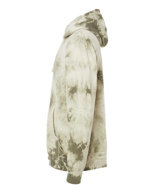 Independent Trading Co. Unisex Midweight Tie-Dyed Hooded Sweatshirt PRM4500TD